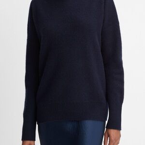 NWT Vince Navy Funnel Neck